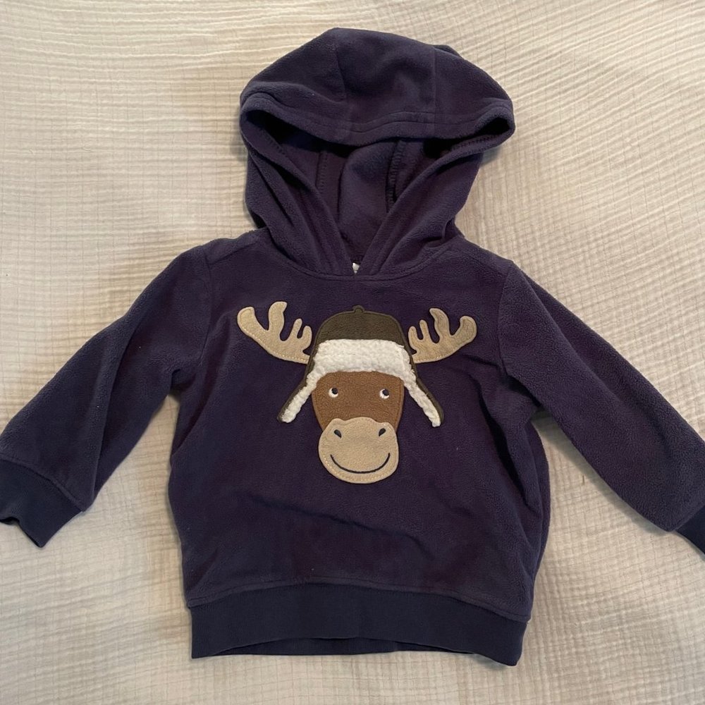 Carter's fleece pullover for baby boy size 6 months
